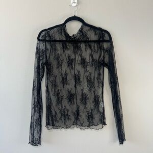 Black Lace Top